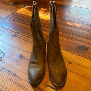 Ariat brown leather cowgirl boots